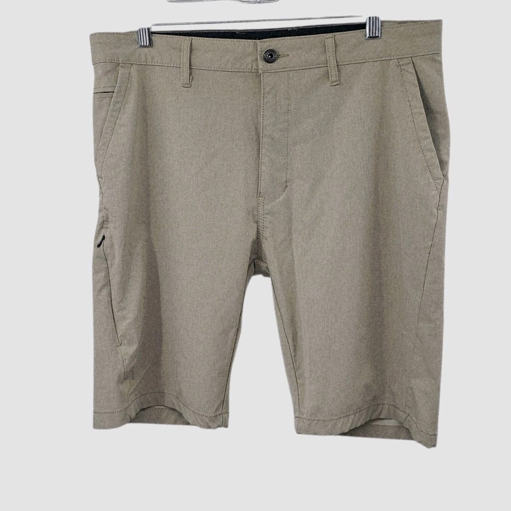 Kenneth Cole New York Hybrid Shorts Men's Size 34 Khaki Stretch